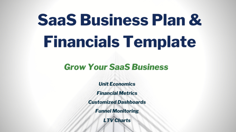 SaaS Business Plan & Financials Template