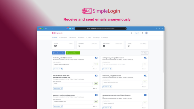 SimpleLogin Lifetime | Exclusive Offer from AppSumo