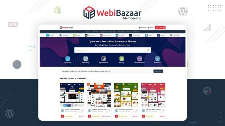 Webibazaar Templates | Exclusive Offer from AppSumo