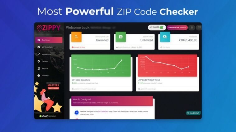 ZipCode Validator for Shopify Stores - Zippy