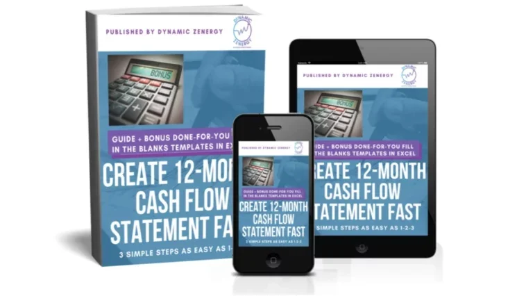 Create 12-Month Cash Flow Statement Fast (Guide + Done-For-You Templates)
