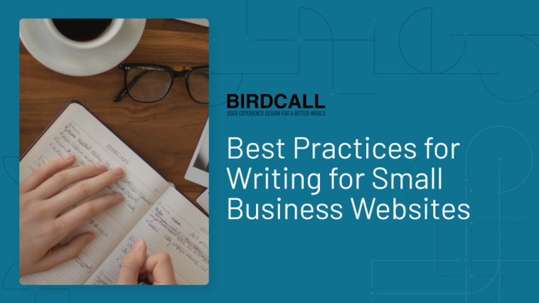 Best Practices for Writing for Small Business Websites