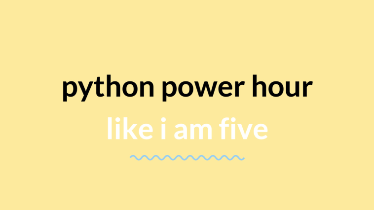 Python Power Hour | Discover products. Stay weird.