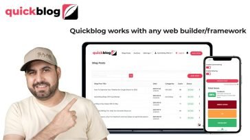You don't need WordPress to have a Blog using Quickblog on Appsumo