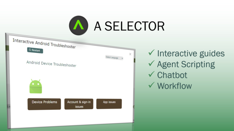 Aselector Agent Scripting and Customer Self Help | Discover products. Stay weird.