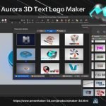 Aurora 3D Text & Logo Maker | Discover products. Stay weird.