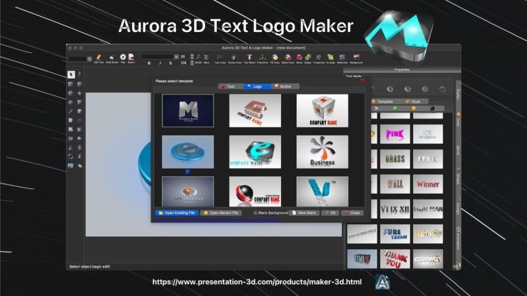 Aurora 3D Text & Logo Maker | Discover products. Stay weird.
