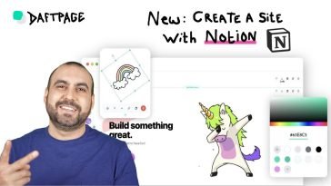 Build landing pages with Notion using DaftPage