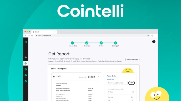 Cointelli : Crypto Tax Software | Discover products. Stay weird.