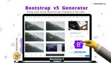 Generator.ws - Bootstrap v5 Drag-and-drop Template Builder | Discover products. Stay weird.