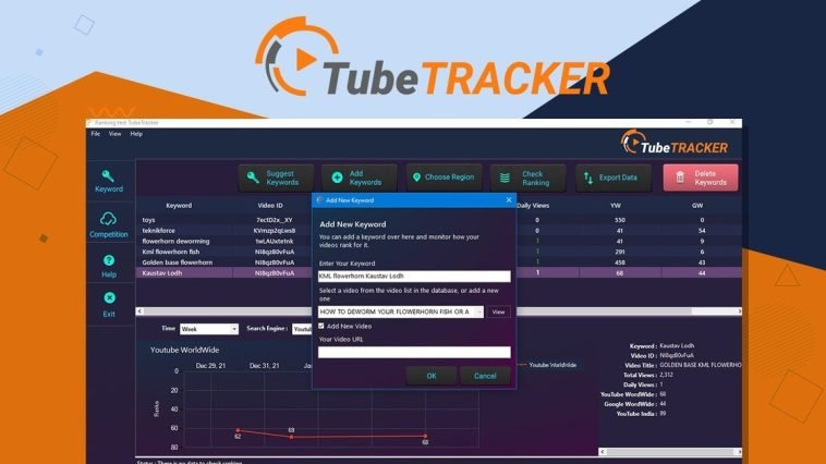 TubeTracker - YouTube Rank Tracking For Growth Hackers | Discover products. Stay weird.