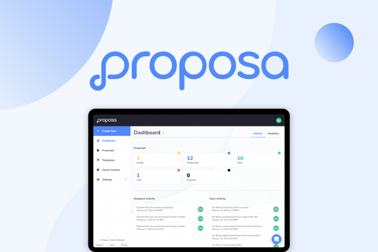 Proposa - Deliver smart digital proposals