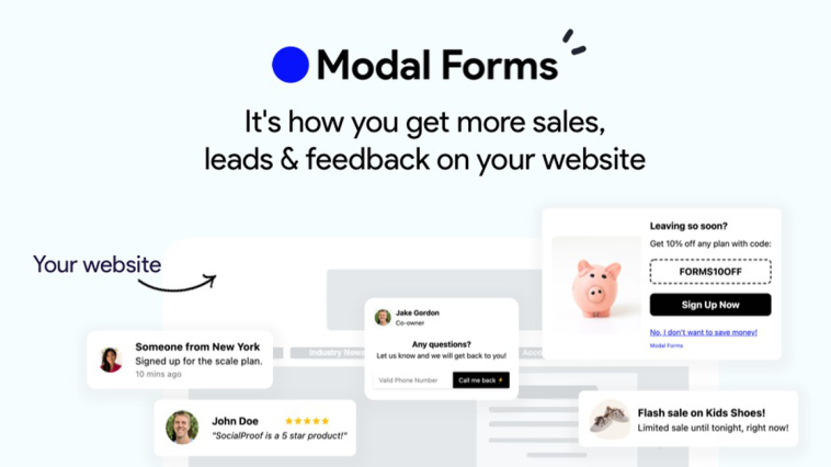 Modal Forms (Interactive Pop-ups for your website) | Discover products. Stay weird.
