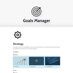 Notion Goals Manager | Discover products. Stay weird.