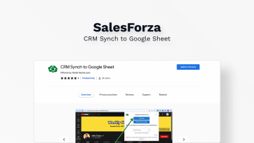 Salesforza CRM Synch to Google Sheet | Discover products. Stay weird.
