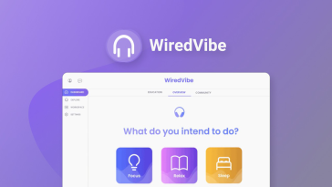 WiredVibe - Music for Focus and Mental Health | Discover products. Stay weird.