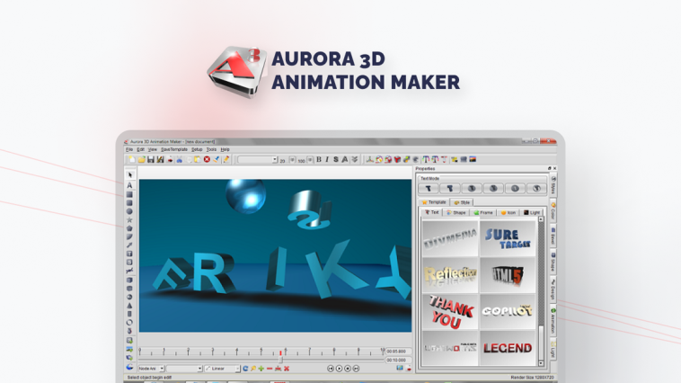 Aurora 3D Animation Maker | Discover products. Stay weird.