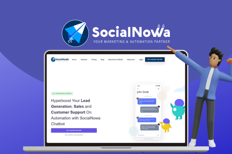 SocialNowa Chatbot - Build chatbots for lead gen