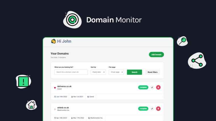 Domain Monitor | Discover products. Stay weird.