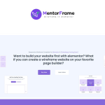 MentorFrame - Wireframe Templates For Elementor | Discover products. Stay weird.