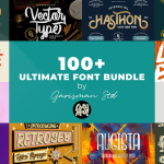 100+ Ultimate Font Bundle by Garisman Std | Discover products. Stay weird.