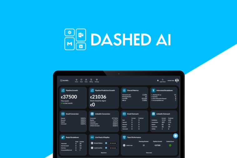 Dashed AI - Sell on LinkedIn with actionable KPIs