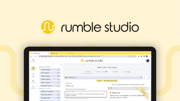 Rumble Studio - Produce audio content easily