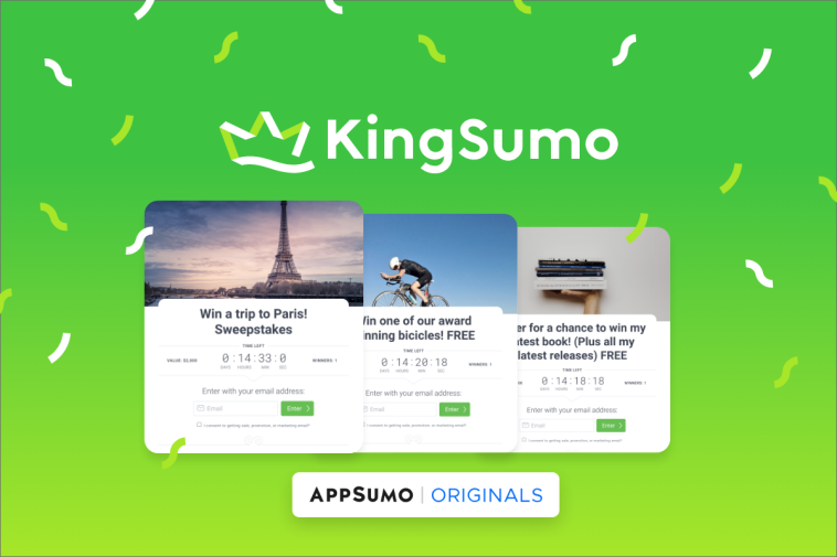 KingSumo - Build viral giveaways for your brand