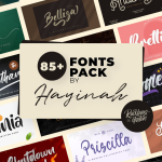 85+ Font Pack by Hayinah | Discover products. Stay weird.