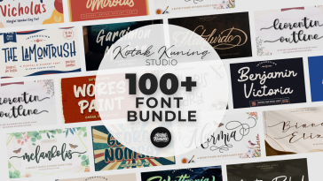 Kotak Kuning Studio 110+ Fonts Bundle | Discover products. Stay weird.
