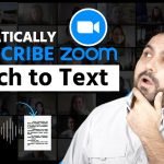 This is how to transcribe a Zoom meeting and convert speech to text