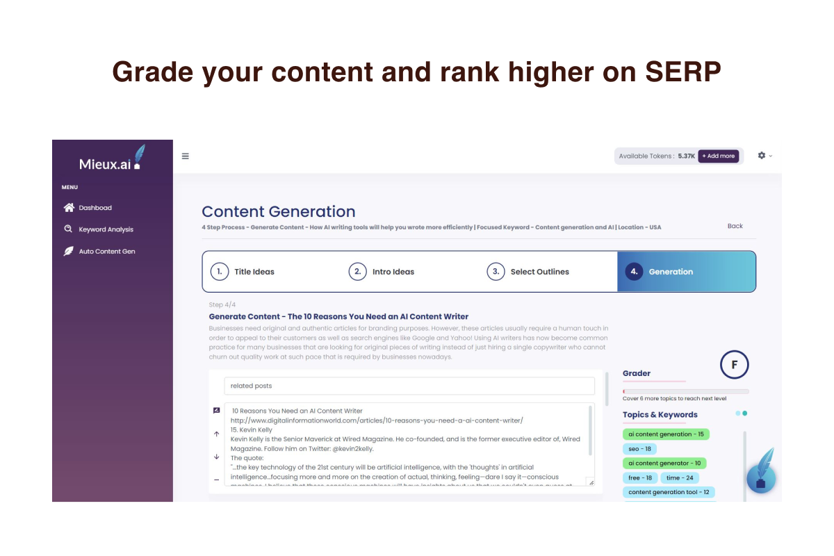 Content generation