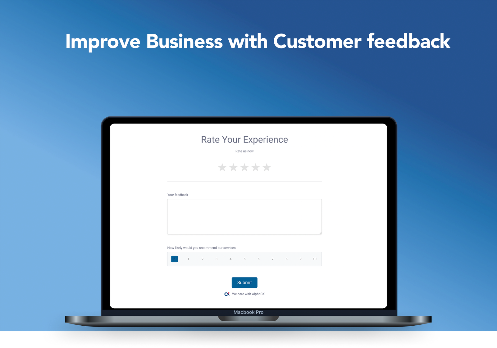 Customer feedback survey