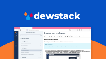 Dewstack - Build no-code documentation for users