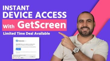 GetScreen.me is the service that lets you control your client's computer