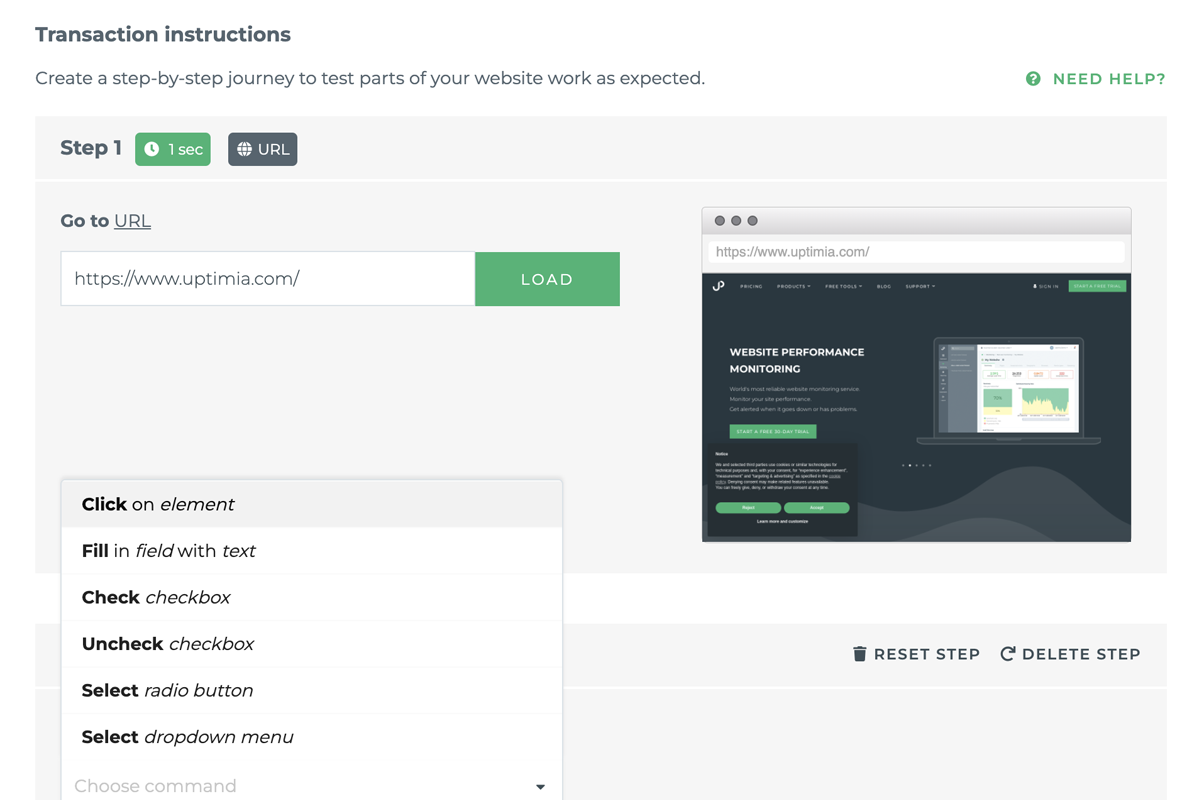 Transaction monitoring