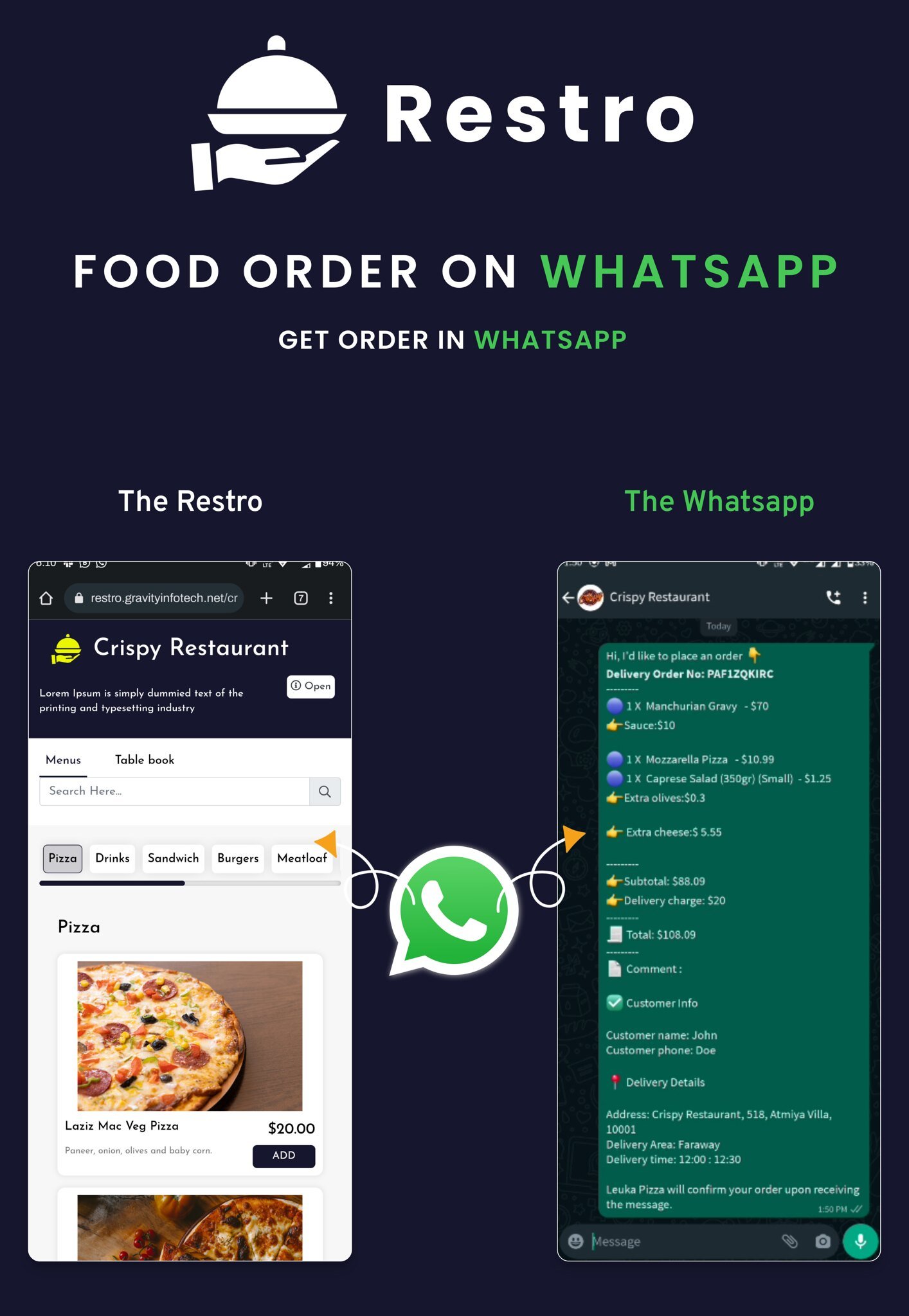 Restro - SaaS WhatsApp Online ordering system  /  Multiple Restaurants - 6