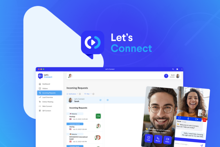 Let's Connect - Chat with leads on your website