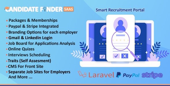 Candidate Finder SaaS - Recruitment Management and Job Portal