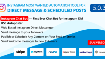 DM Pilot — Instagram Chat Bot, Web Direct Messenger & Scheduled Posts