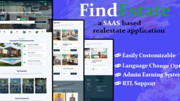 FindEstate - Laravel Real Estate Listing CMS with SaaS