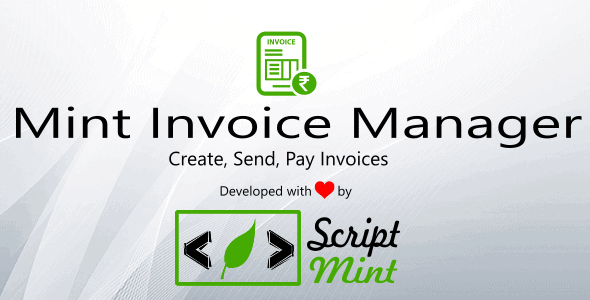 Mint Invoice - Create, Send, Pay Invoices, Paypal & Stripe Payment Gateway