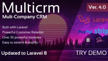Multicrm - Multipurpose Laravel CRM