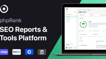 phpRank - SEO Reports & Tools Platform (SaaS)