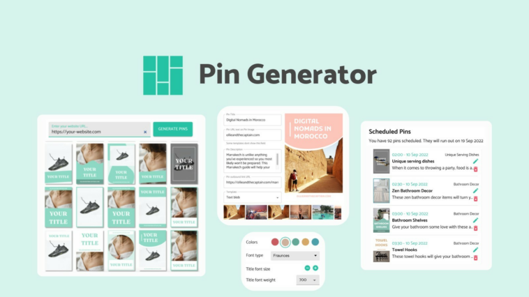 Pin Generator - Automated Pinterest Marketing