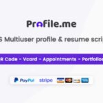 Profile.me - Saas Multiuser Profile Resume & Vcard Script