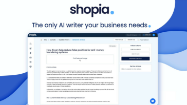 Shopia - AI Content Writer, Scheduler & SEO Assistant