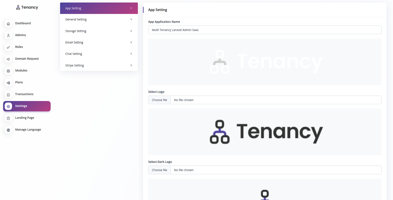Tenancy - Domains, Database, Users, Role, Permissions & Settings - 7