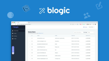 Blogic - No-Code Blog Builder for Notion Users