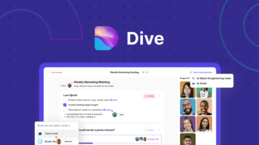 Dive - Meeting agendas, notes and action items